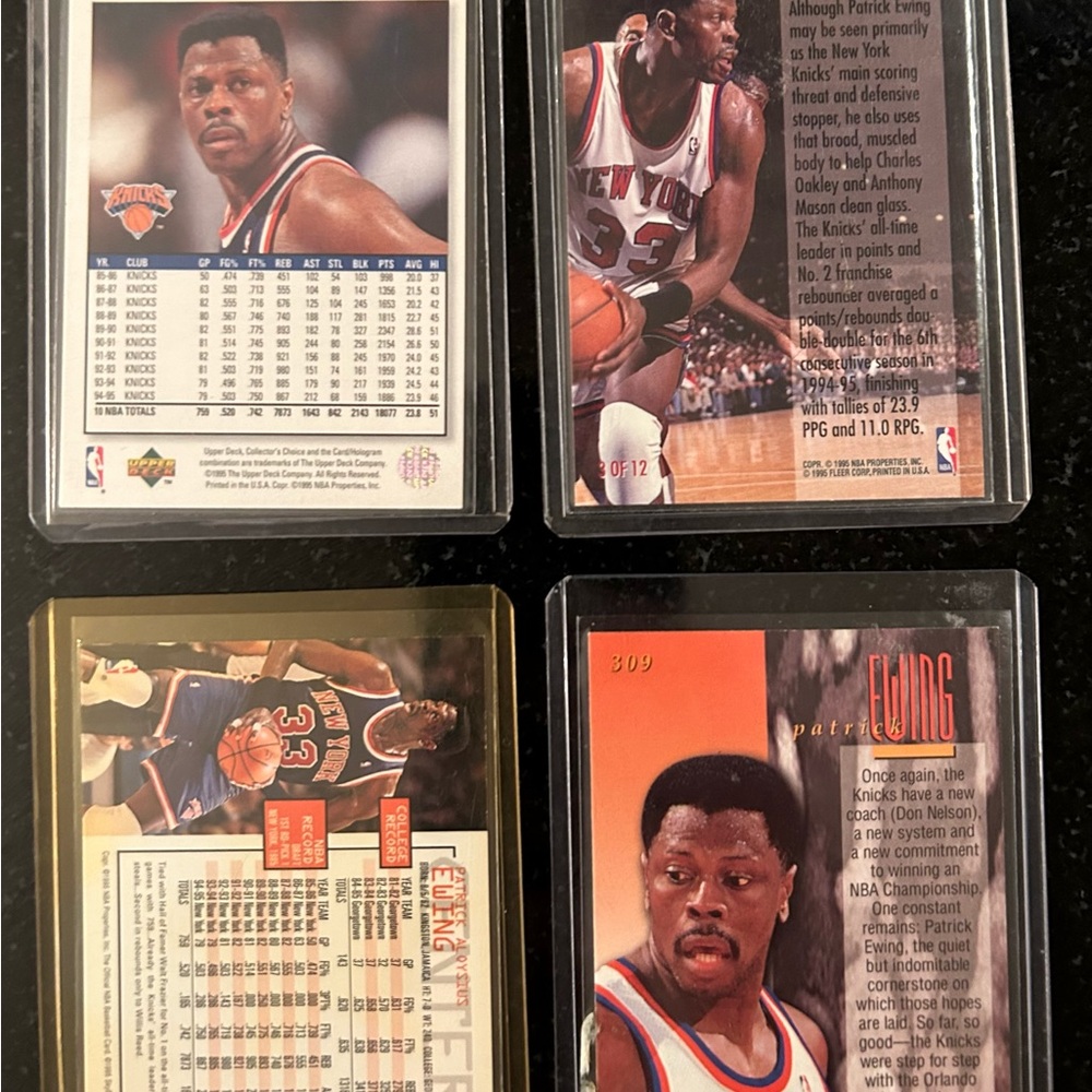 Patrick Ewing and Pat Riley NBA Basketball Trading Cards (8) Medley - Picture 4 of 5